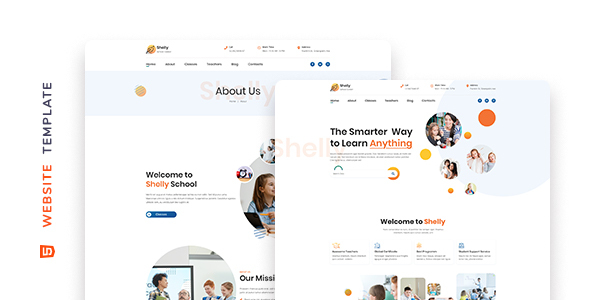 Download Shelly – School Website Template Nulled 