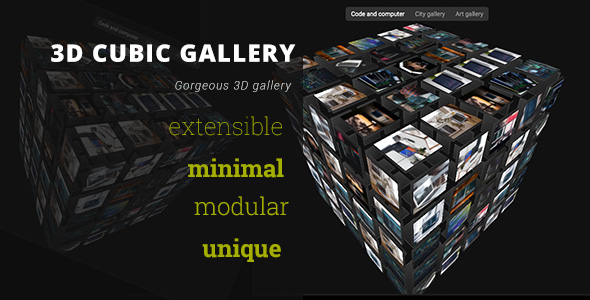 Nulled 3D Cubic Gallery – Advanced Media Gallery free download