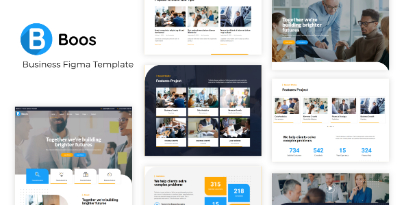 Download Boos – Business Figma Template Nulled 