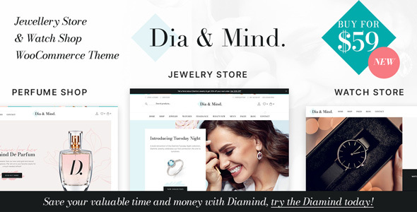 Download Diamind – Jewelry & Watch Store Nulled 