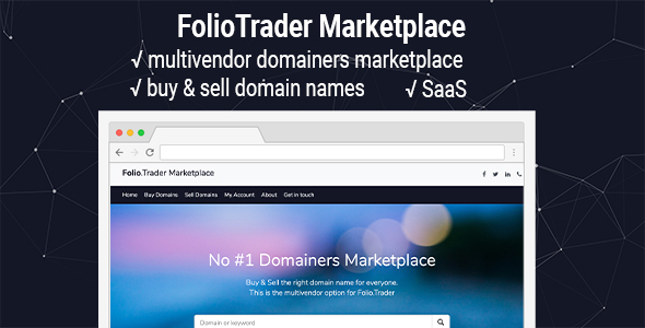 Download FolioTrader Multivendor – Buy & Sell Domains Marketplace Nulled 