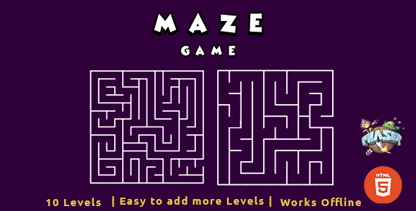 Download HTML5 Maze Game – Phaser Game Nulled 