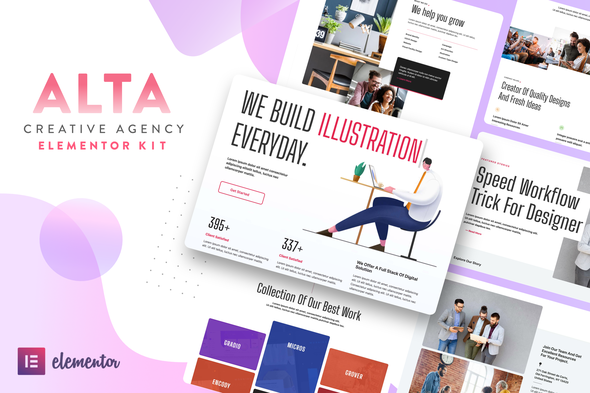 Download ALTA – Creative Agency Elementor Template Kit Nulled 