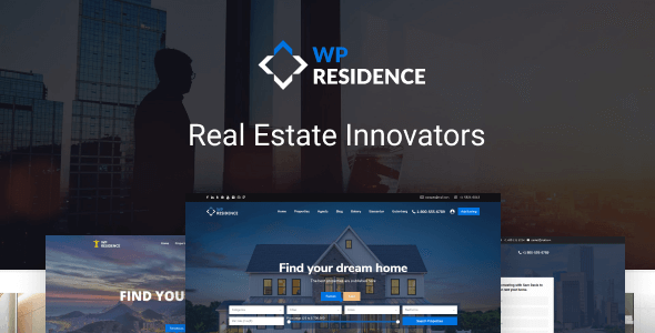 Download Residence Real Estate WordPress Theme Nulled 