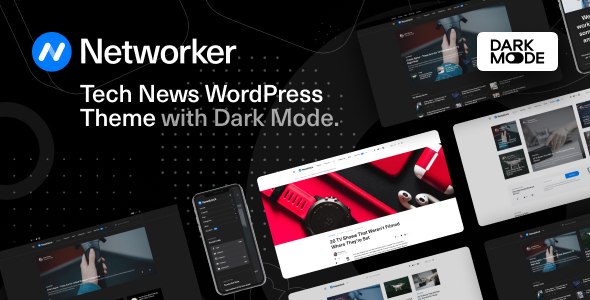 Nulled Networker – Tech News WordPress Theme with Dark Mode free download