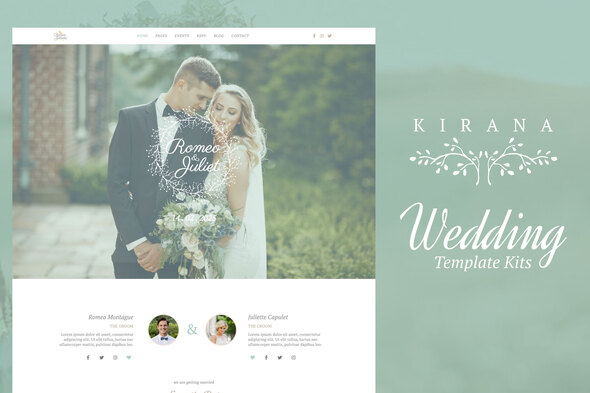 Download Kirana – Wedding Elementor Template Kits Nulled 