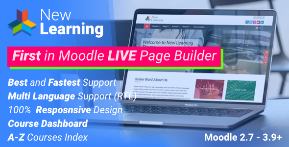 Download New Learning | Premium Moodle Theme Nulled 