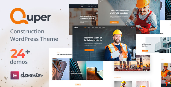 Download Quper | Construction and Architecture WordPress Theme Nulled 