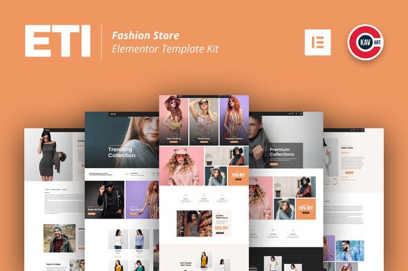 Download ETI – Fashion Store Elementor Template Kit Nulled 