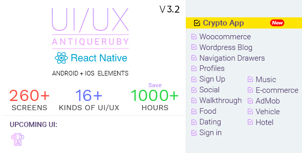 Download Antiqueruby React Native Material Design UI Components Nulled 