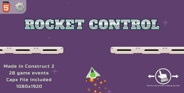 Download Rocket Control – HTML5 Casual Game Nulled 
