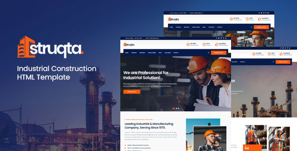 Download Struqta – Industrial & Construction HTML Template Nulled 