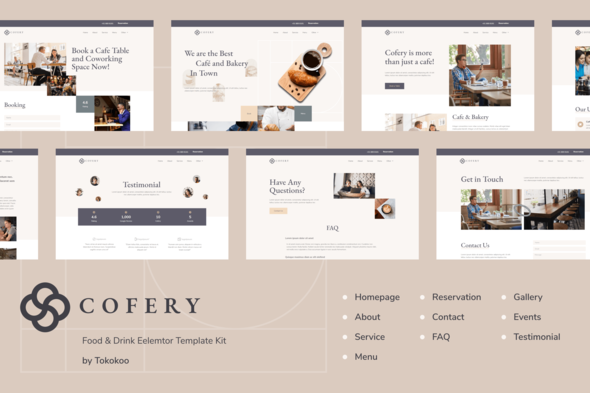 Download Cofery | Restaurant & Cafe Elementor Template Kit Nulled 