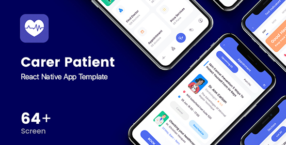 Download Carer Patient Mobile App Template Nulled 