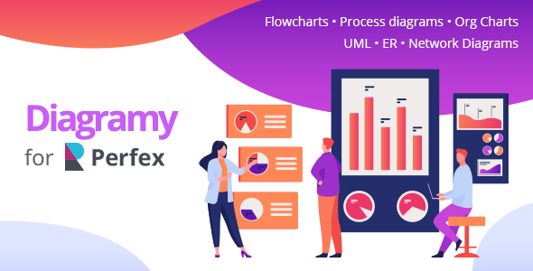 Download Diagramy – A complete diagram editor for Perfex CRM (Flowcharts, Process diagrams, Org Charts & more Nulled 