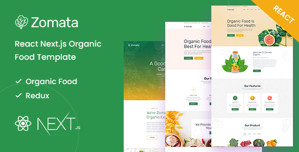 Download Zomata – React Next.js Organic Food Template Nulled 
