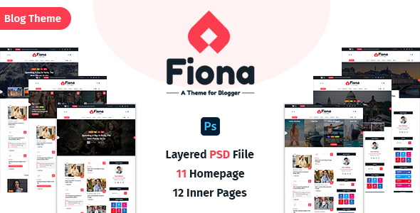 Download Fiona – Creative Blog PSD Template Nulled 