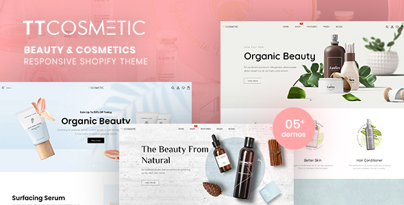 Download TTCosmetic – Beauty & Cosmetics Shop Responsive Shopify Theme Nulled 