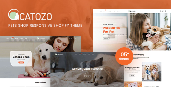 Download Catozo – Pets Shop Responsive Shopify Theme Nulled 