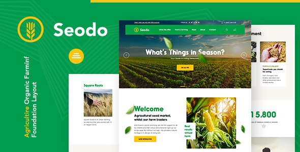 Download Seodo | Agriculture Farming Foundation Joomla Template Nulled 