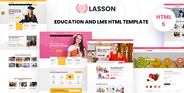 Download Lasson – Education and LMS HTML Template Nulled 