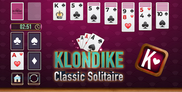 Download Classic Klondike Solitaire Card Game – Construct3, HTML5 – (Android, iOS) Nulled 