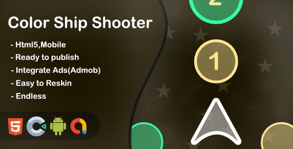 Download Color Ship Shooter(Html5 + Construct 3 +Mobile) Nulled 