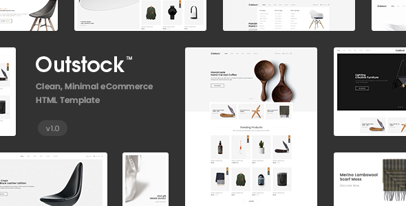 Download Outstock – Clean Minimal eCommerce HTML5 Template Nulled 