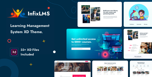 Download InfixLMS – Learning Management System XD Template Nulled 