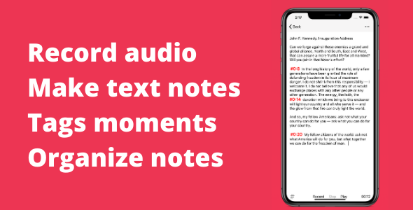 Download Audio Notes: Voice Recorder Nulled 