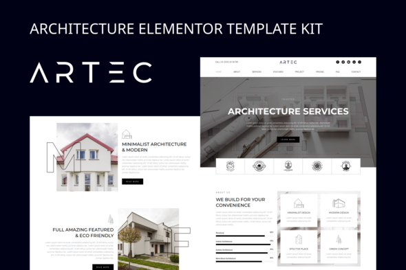 Download Artec – Architecture Elementor Template Kit Nulled 