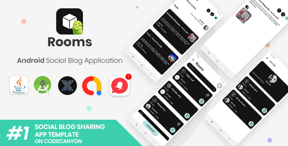 Download Rooms | Android Social Blog Application [XServer] Nulled 