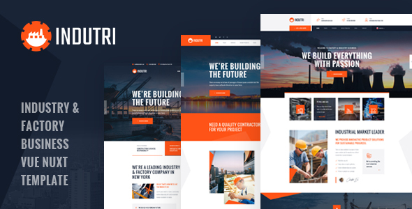 Download Indutri – Vue Nuxt Industry & Factory Business Template Nulled 