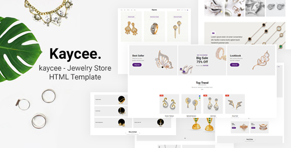 Download Kaycee – Jewelry Store HTML Template Nulled 