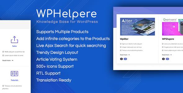 Download WPHelpere Knowledge Base for WordPress plugin Nulled 