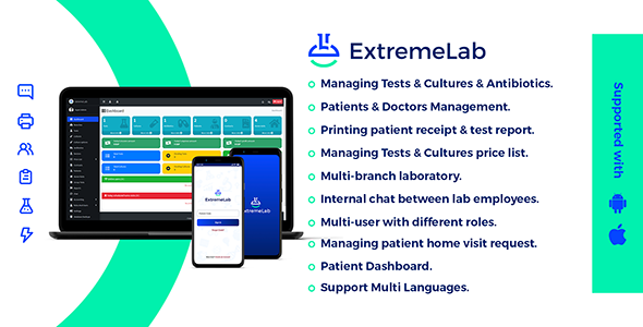 Download Extreme Laboratory Management system Nulled 
