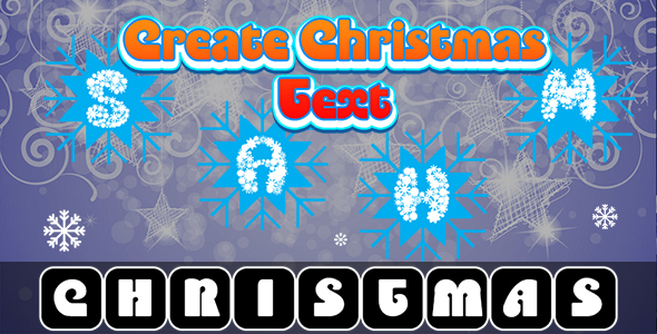 Download Create Christmas Text (CAPX and HTML5) Christmas Game Nulled 