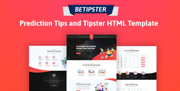 Download Betipstar – Prediction Tips & Tipster HTML Template Nulled 