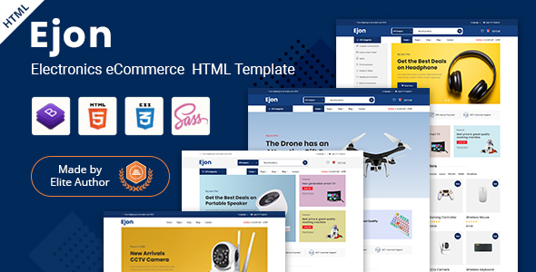 Download Ejon – Electronics eCommerce HTML Template Nulled 