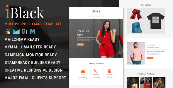 Download iBlack – Black Friday Email Newsletter Template Nulled 