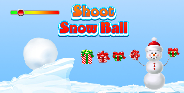 Download Shoot Snow Ball (CAPX and HTML5) Christmas Game Nulled 