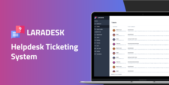 Download Laradesk – Helpdesk Ticketing System Nulled 
