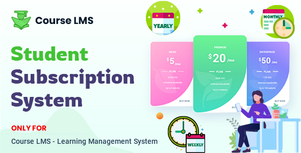 Download Course LMS Student Subscription addon Nulled 