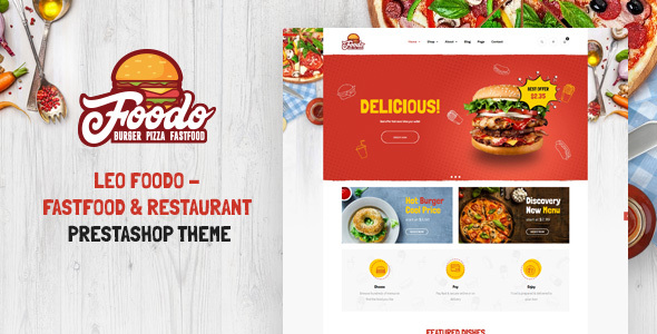 Download Leo Foodo – Fastfood & Restaurant Prestashop Theme Nulled 