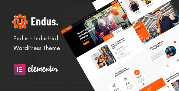 Download Endus – Industrial Manufacturing WordPress Theme Nulled 
