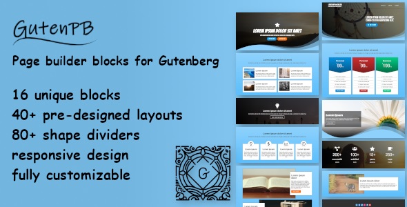 Download GutenPB – Page builder blocks for Gutenberg Nulled 