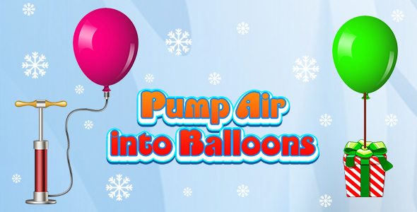 Download Pump Air into Balloon (CAPX and HTML5) Christmas Game Nulled 