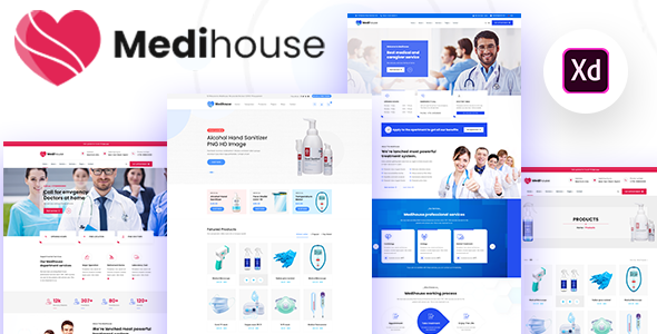 Download Medihouse – Hospital Medicale Caregiver XD Template Nulled 