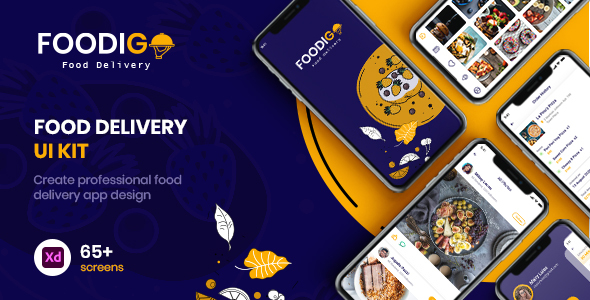Download FOODIGO – XD Food Delivery UI Kit Nulled 