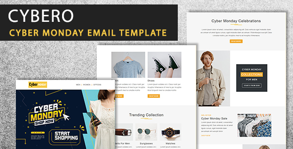 Download Cybero – Cyber Monday Email Newsletter Template Nulled 